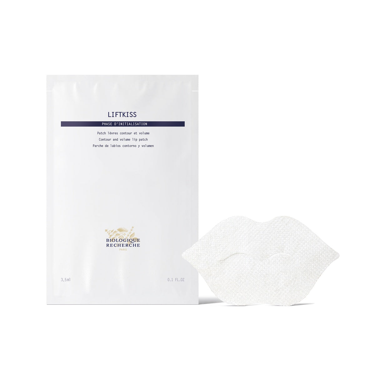 LIFTKISS - Hydratačná a obnovujúca maska na pery 1 – Liftkiss 1 Sachet 3ML – maska na pery a kontúry pier – Biologique Recherche