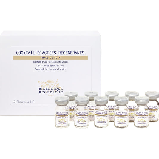 COCKTAIL D'ACTIFS REGENERANTS (Boite de 10 Ampoules) 50ml – revitalizačné a regeneračné sérum – Biologique Recherche