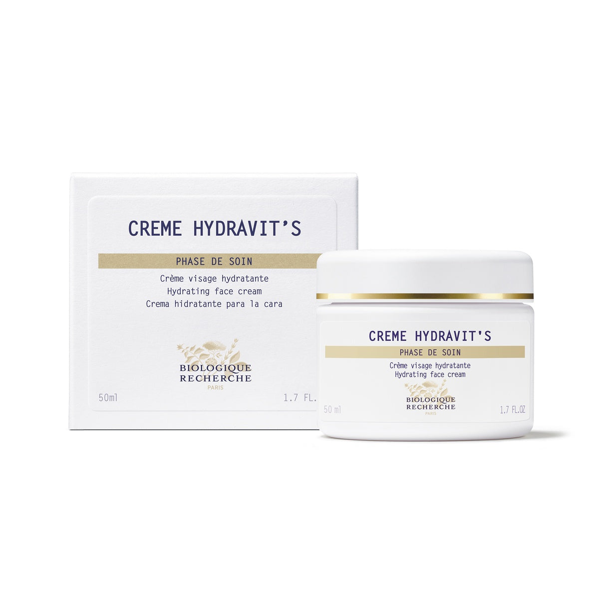 Creme Hydravit'S 50ml – hydratačný krém s riasami – Biologique Recherche Bratislava