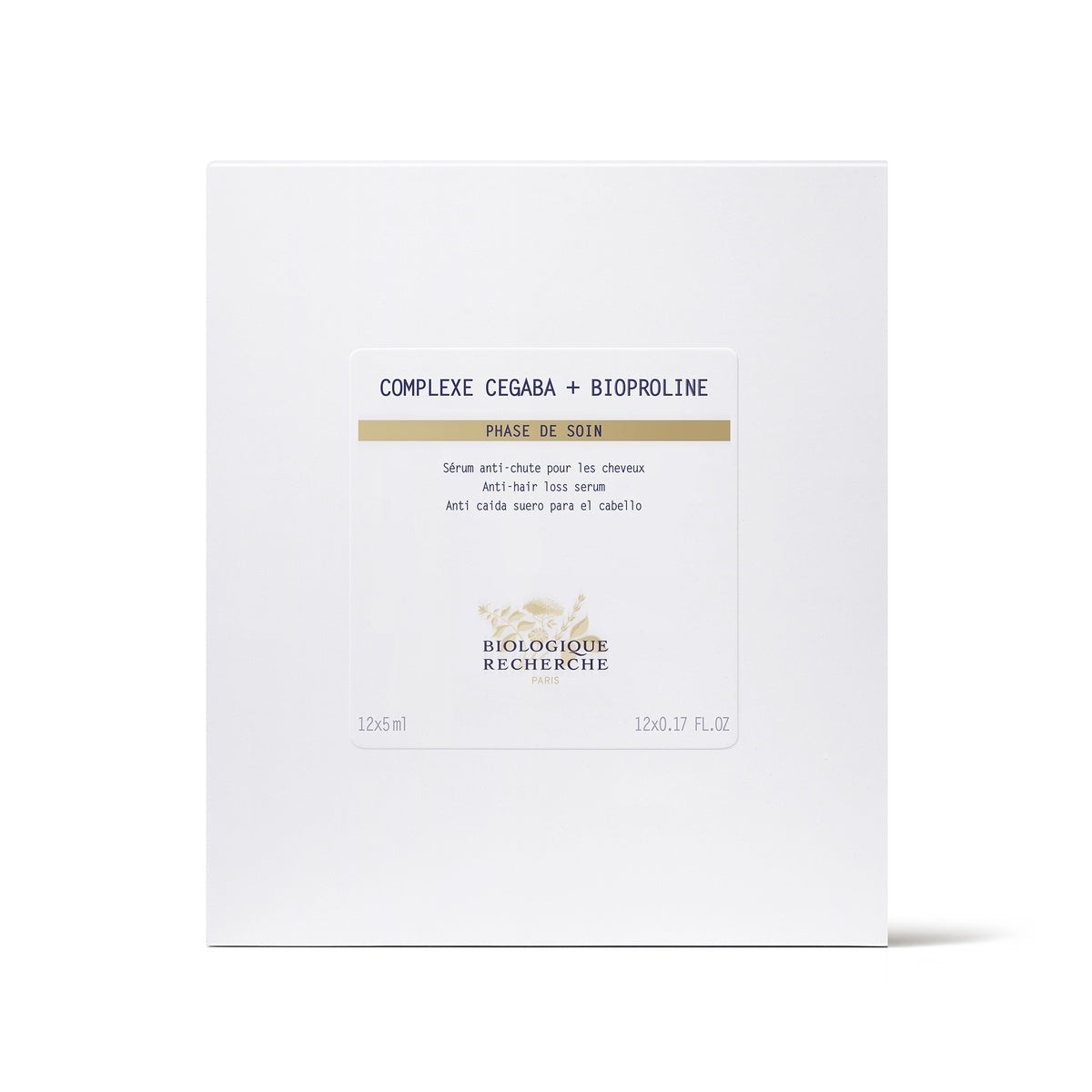 Complexe Cegaba & Bioproline ampoules 12 x 5 ml – sérum proti vypadávaniu vlasov – Biologique Recherch Bratislava