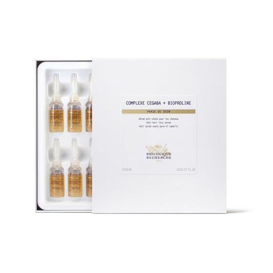 Complexe Cegaba & Bioproline ampoules 12 x 5 ml – sérum proti vypadávaniu vlasov – Biologique Recherch Bratislava