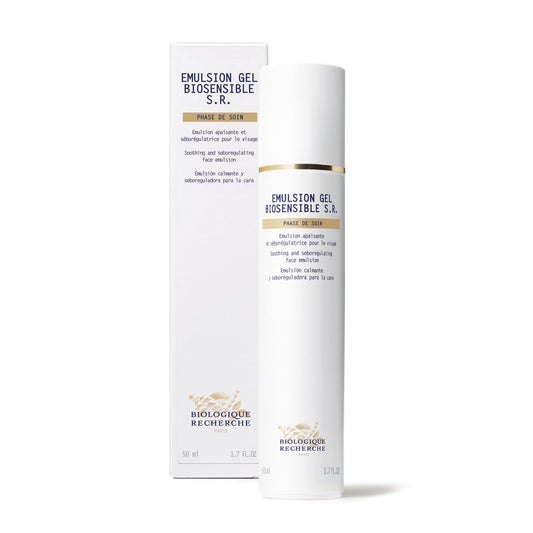 EMULSION GEL BIOSENSIBLE S.R 50 ml 50ml – Emulsion Gel Biosensible – upokojujúca ľahká emulzia s reguláciou mazu na mastnú a citlivú pleť – Biologique Recherche