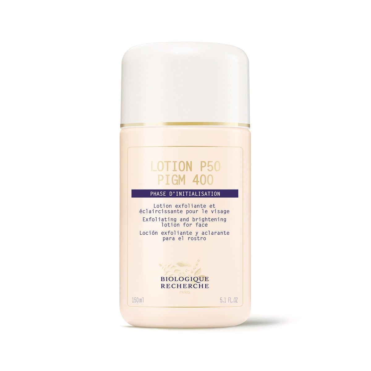 Lotion P50 PIGM400 150ml – Jemny exfoliant pre plet s pigmentaciami – Biologique Recherche