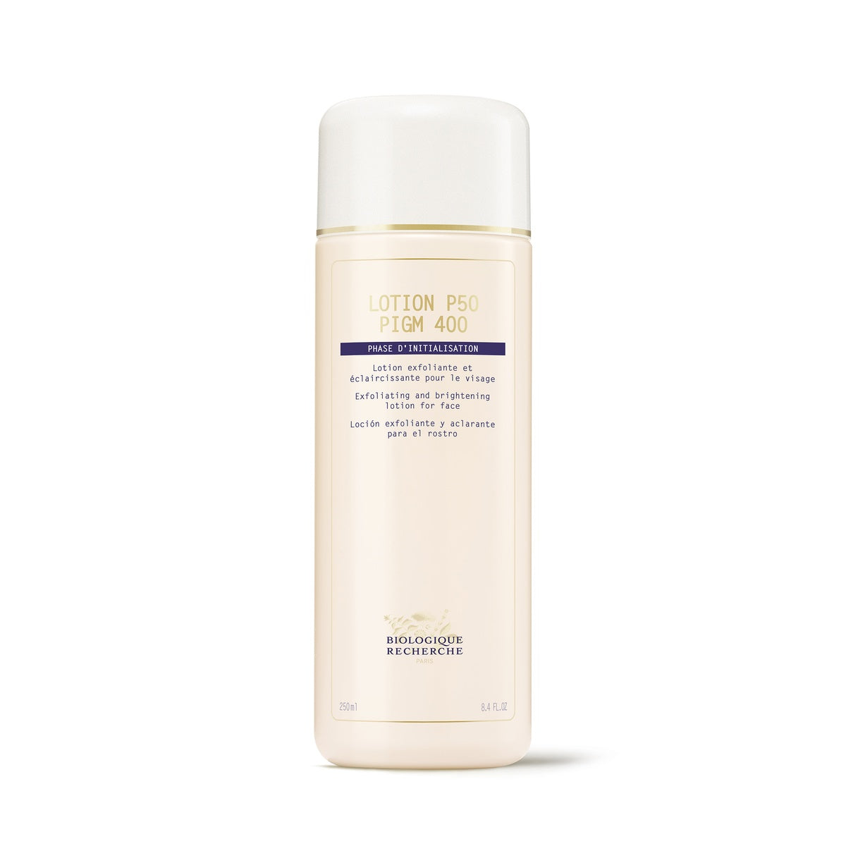 Lotion P50 PIGM400 250ml – Jemny exfoliant pre plet s pigmentaciami – Biologique Recherche